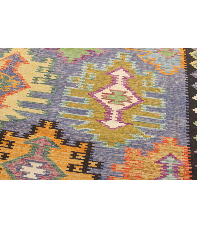 Naila kelim  Handmade 298x200 cm Traditional Kilim Area Rug Wool Carpet
