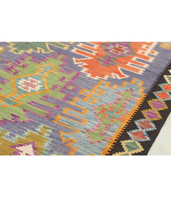 Naila kelim  Handmade 298x200 cm Traditional Kilim Area Rug Wool Carpet