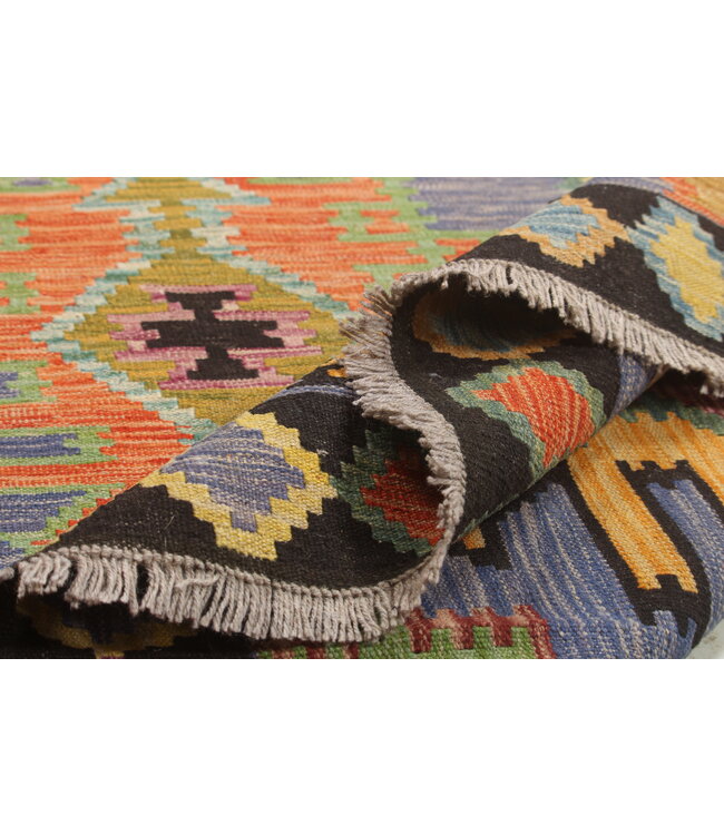 Naila kelim  Handmade 298x200 cm Traditional Kilim Area Rug Wool Carpet