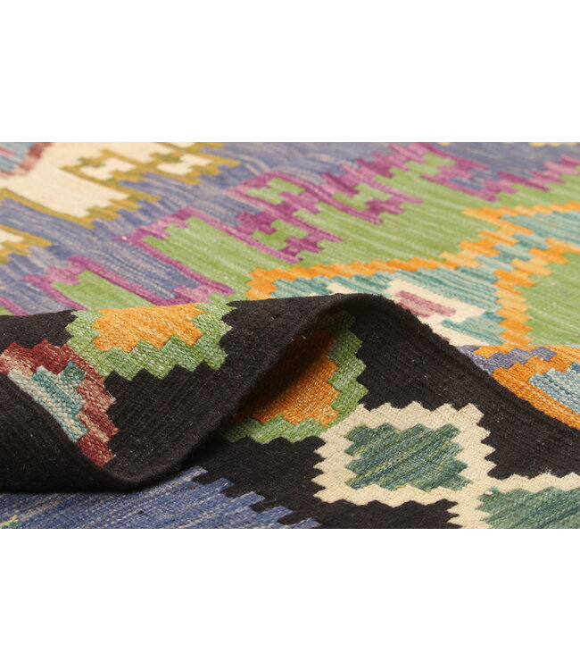 Naila kelim  Handgemacht  298x200 cm Traditional Wolle Kelim Teppich