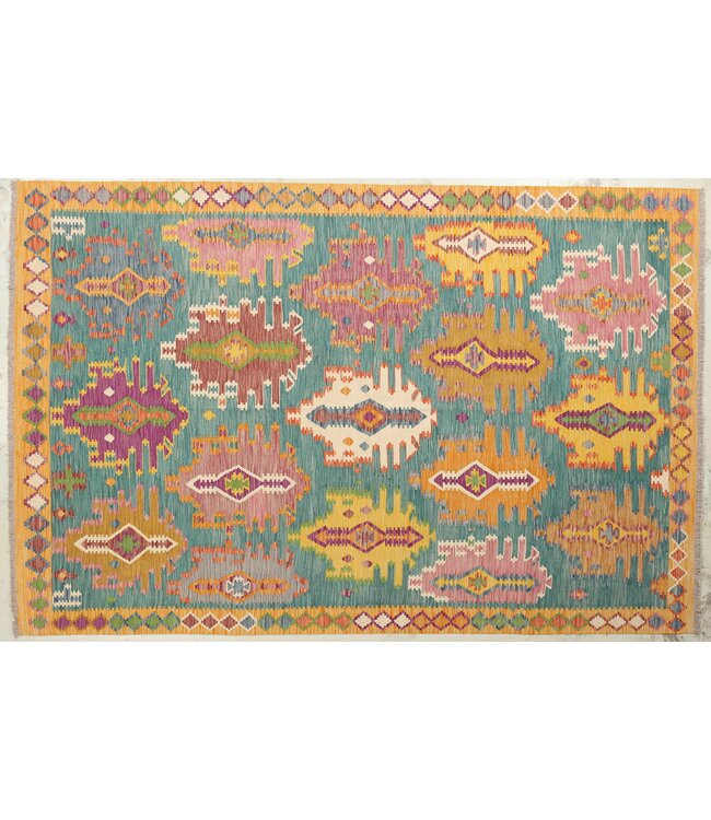 Naila kelim  Handmade 307x200 cm  Traditional Kilim Area Rug Wool Carpet