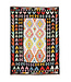 Kelimshop 177x127 cm Handgemaakte Afghaanse traditionele Kelim Vloerkleed Wol Tapijt