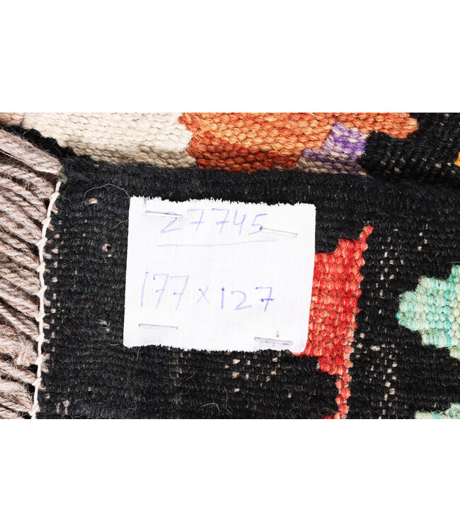 177x127  cm Handgemaakte Afghaanse traditionele Kelim Vloerkleed Wol Tapijt