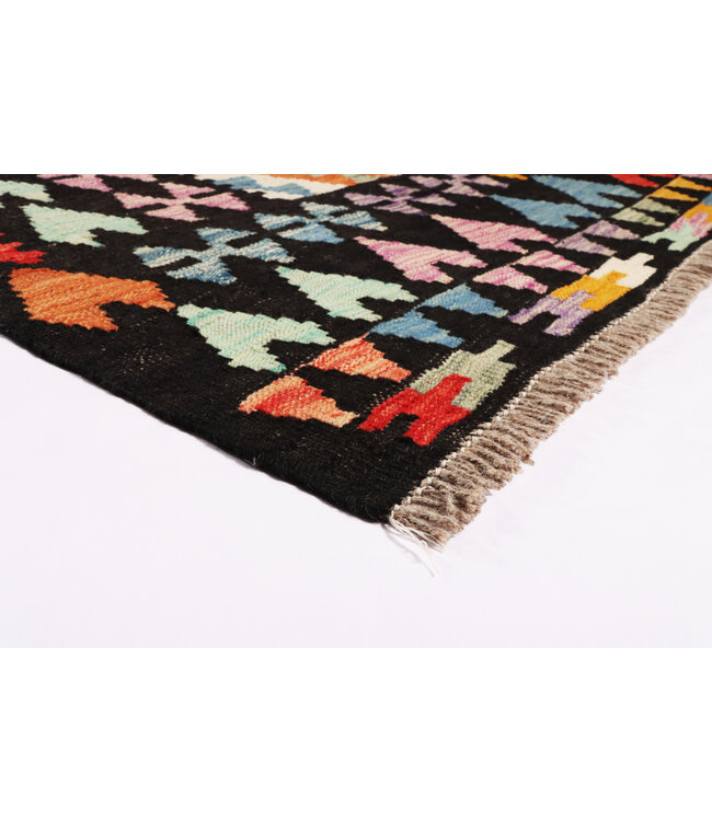 177x127  cm Handgefertigter Afghanischer traditioneller Kelim Teppich Woll