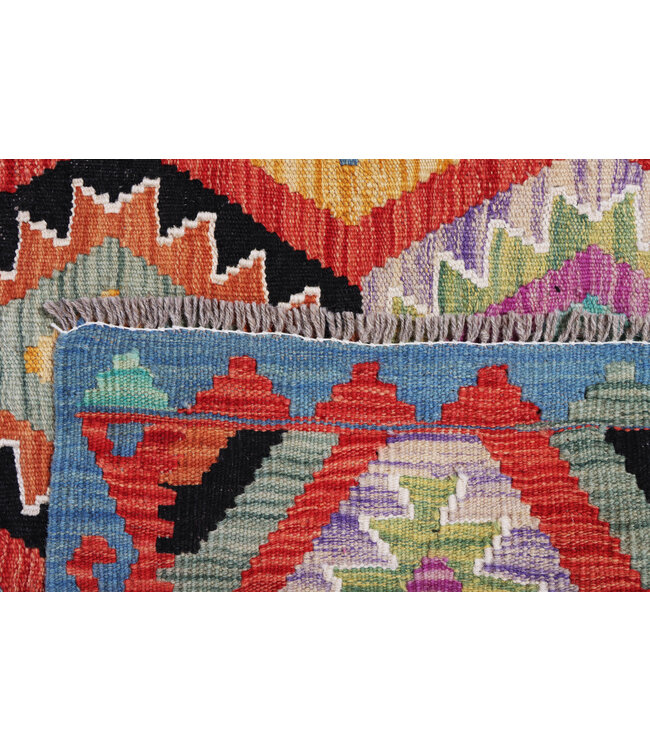 Kelim kleed loper  291x81 cm   vloerkleed tapijt kelims hand geweven