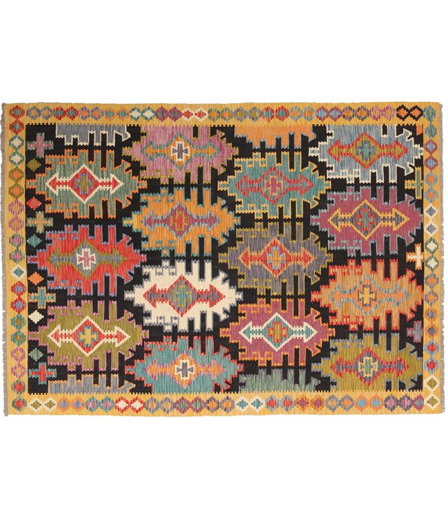 Naila kelim  Handmade   309x204 cm Traditional Kilim Area Rug Wool Carpet