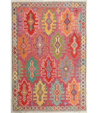 Kelimshop Naila kelim Handgeweven 307x205 cm Traditional Kelim Tapijt Wol Kelimshop Naila kelim Handgeweven 307x205 cm Traditional Kelim Tapijt Wol