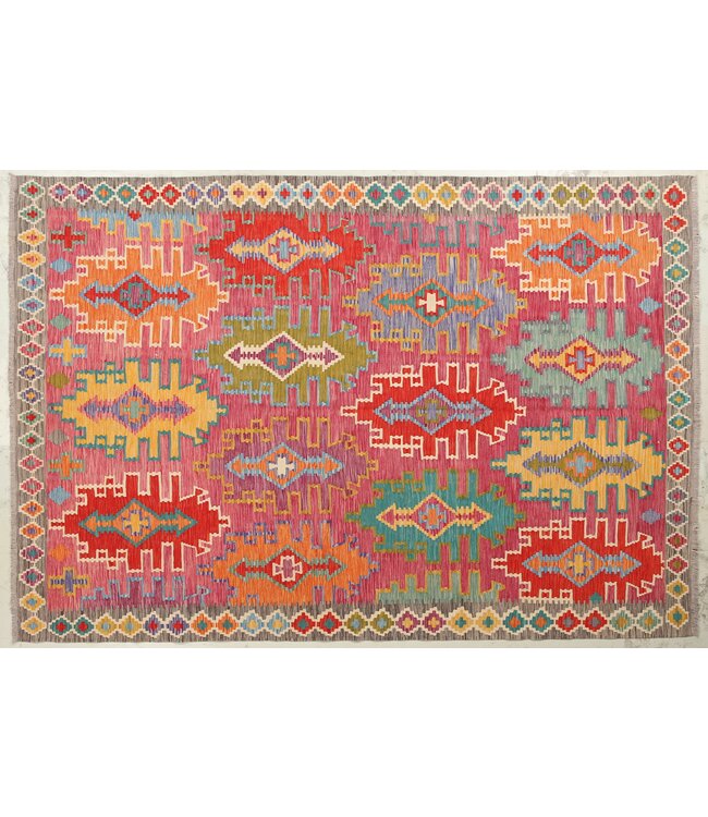 Naila kelim  Handmade   307x205 cm Traditional Kilim Area Rug Wool Carpet
