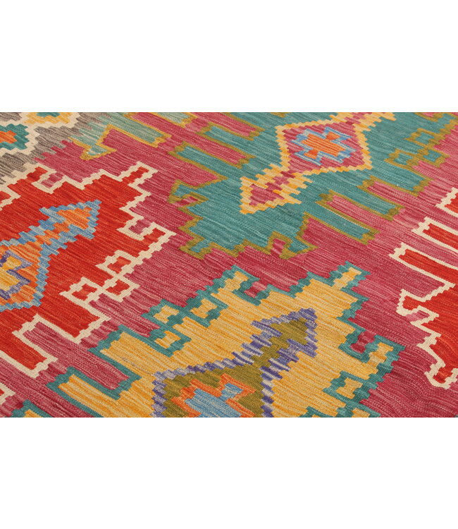 Naila kelim  Handmade   307x205 cm Traditional Kilim Area Rug Wool Carpet