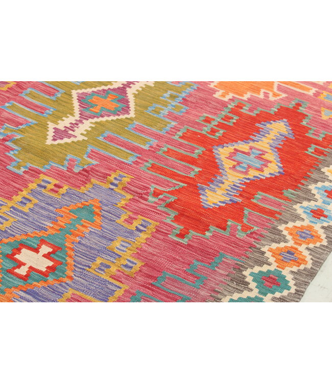 Naila kelim  Handmade   307x205 cm Traditional Kilim Area Rug Wool Carpet