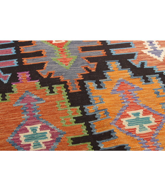 Naila kelim Handgeweven 300x204 cm   Traditional Kelim Tapijt Wol