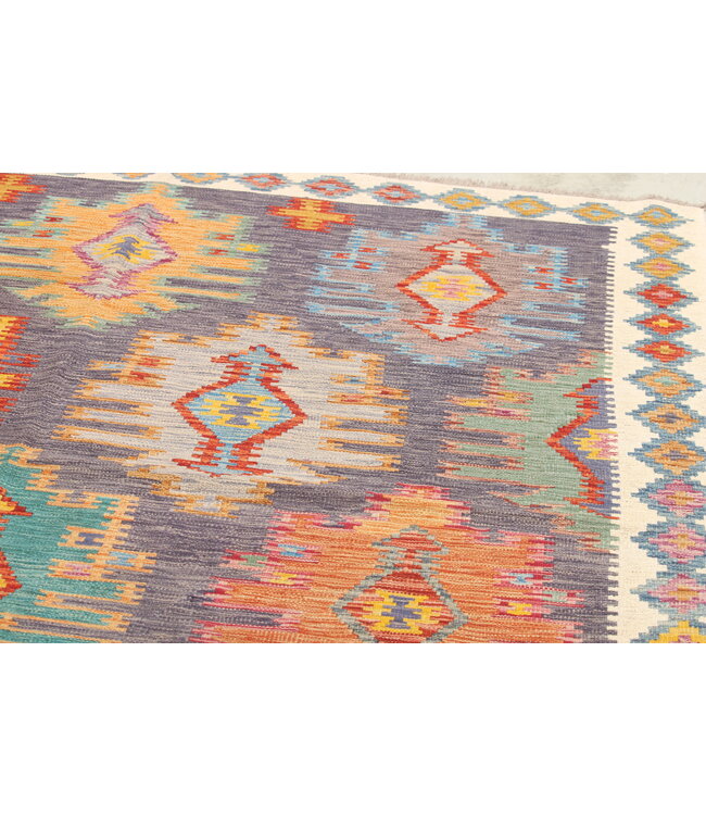 Naila kelim  Handmade   248x202 cm Traditional Kilim Area Rug Wool Carpet