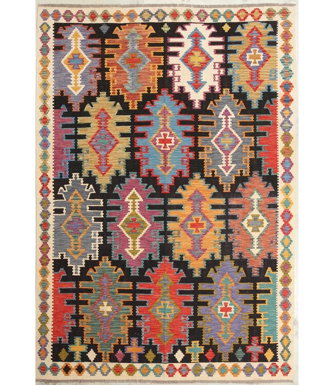 Kelimshop Naila kelim Handmade 300x202 cm  Traditional Kilim Area Rug Wool Carpet