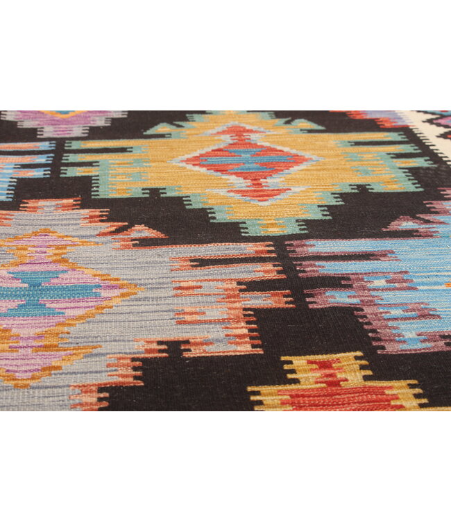 Naila kelim  Handgemacht   247x176 cm Traditional Wolle Kelim Teppich