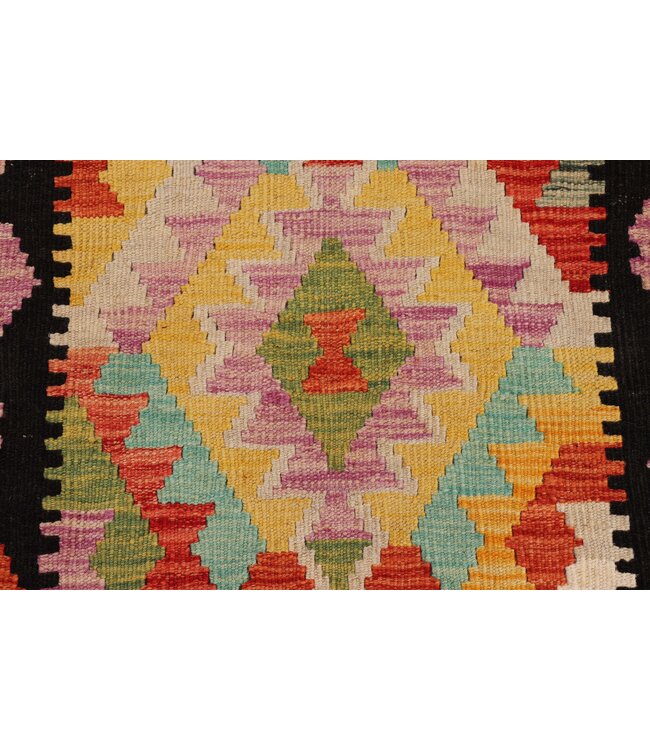 Kelim kleed loper  267x74 cm   vloerkleed tapijt kelims hand geweven