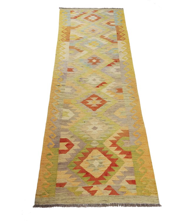 Kelim kleed loper 239x79 cm  vloerkleed tapijt kelims hand geweven
