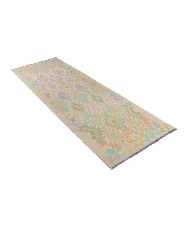 Kelim kleed loper 251x80 cm  vloerkleed tapijt kelims hand geweven