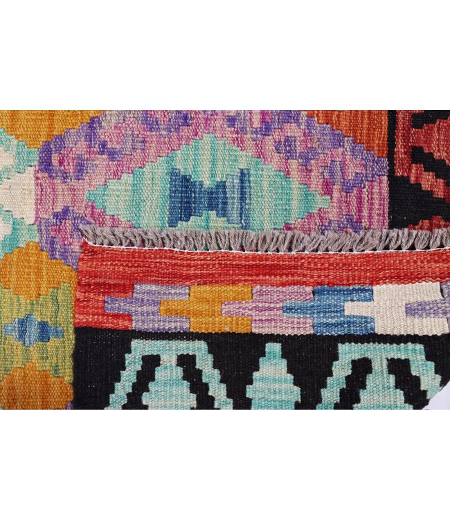 Kelim kleed loper 248x82 cm  vloerkleed tapijt kelims hand geweven