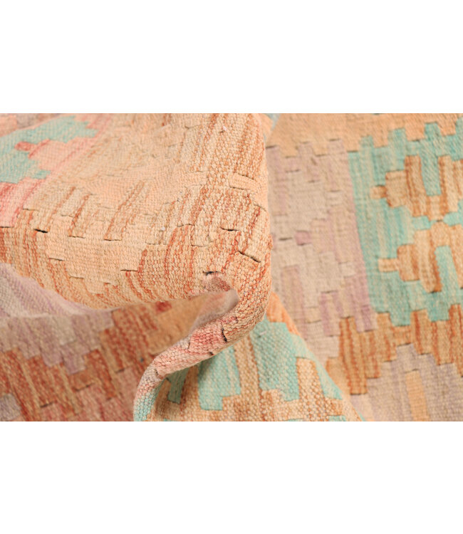 Kelim kleed loper 195x73 cm  vloerkleed tapijt kelims hand geweven