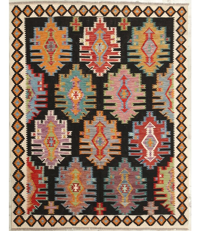 Naila kelim  Handmade  246x193 cm Traditional Kilim Area Rug Wool Carpet