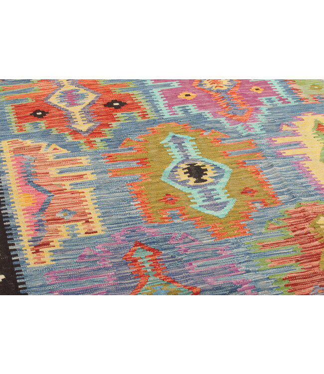 Naila kelim  Handmade 291x196 cm  Traditional Kilim Area Rug Wool Carpet