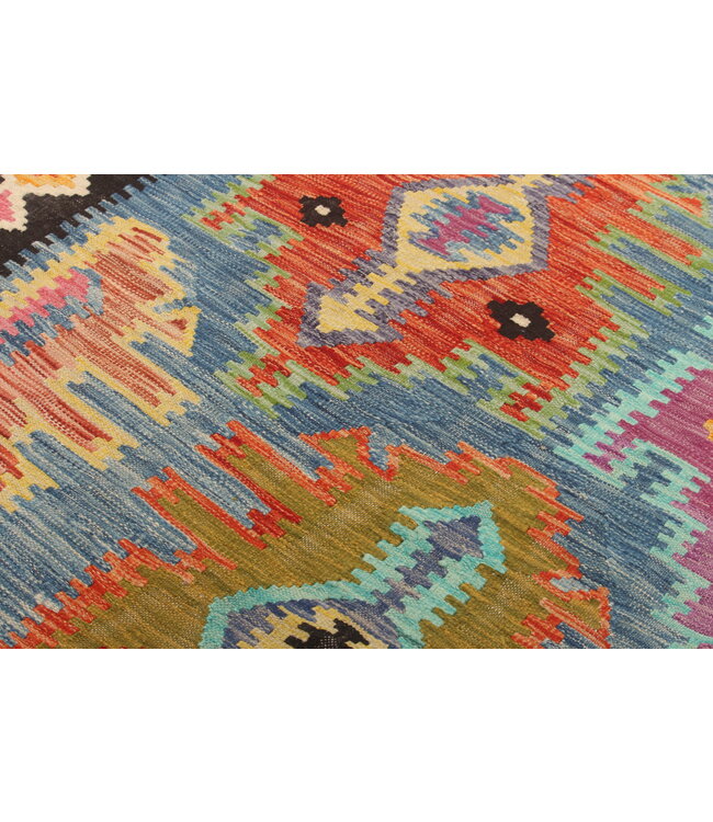 Naila kelim  Handmade 291x196 cm  Traditional Kilim Area Rug Wool Carpet