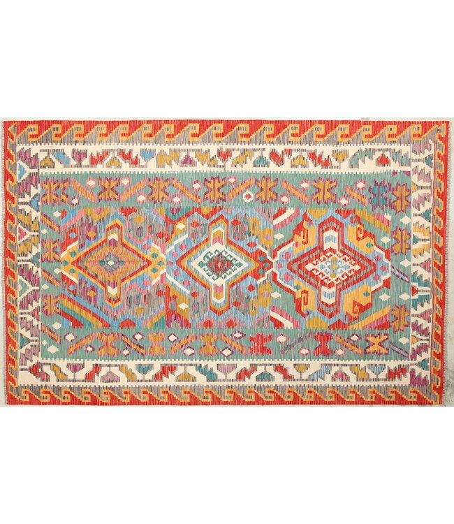 Naila kelim  Handmade  309x196 cm Traditional Kilim Area Rug Wool Carpet