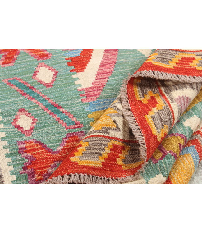 Naila kelim  Handmade  309x196 cm Traditional Kilim Area Rug Wool Carpet