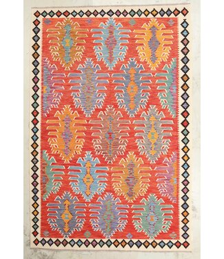 Kelimshop Naila kelim Handgeweven  301x197 cm Traditional Kelim Tapijt Wol