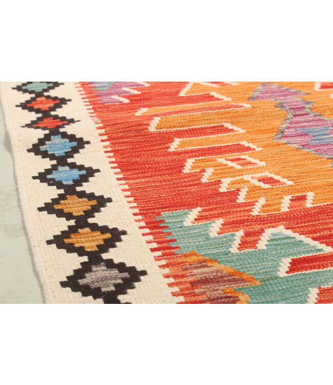 Naila kelim  Handmade  301x197 cm Traditional Kilim Area Rug Wool Carpet