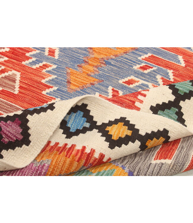 Naila kelim  Handmade  301x197 cm Traditional Kilim Area Rug Wool Carpet