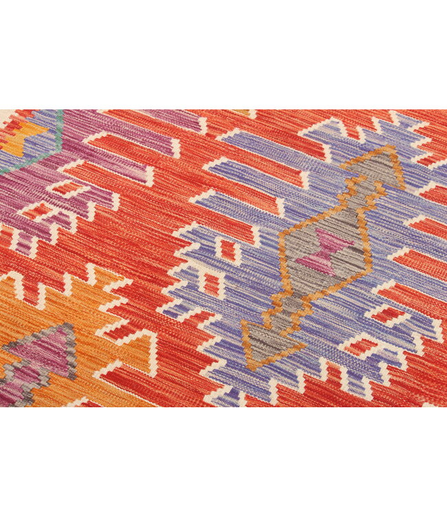 Naila kelim  Handgemacht  301x197 cm Traditional Wolle Kelim Teppich