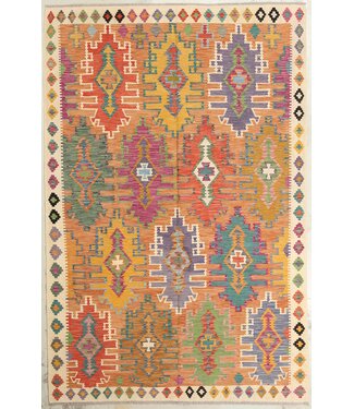 Kelimshop Naila kelim Handgemacht  309x203 cm  Traditional Wolle Kelim Teppich