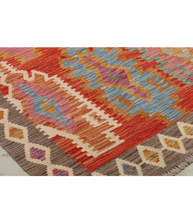 Naila kelim  Handgemacht  300x200 cm   Traditional Wolle Kelim Teppich