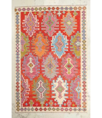 Kelimshop Naila kelim Handgemacht  298x200 cm Traditional Wolle Kelim Teppich