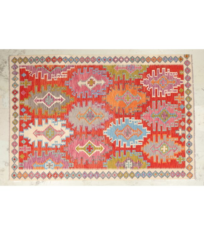 Naila kelim  Handgemacht  298x200 cm Traditional Wolle Kelim Teppich