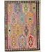 Kelimshop Naila kelim Handgeweven  296x201 cm Traditional Kelim Tapijt Wol