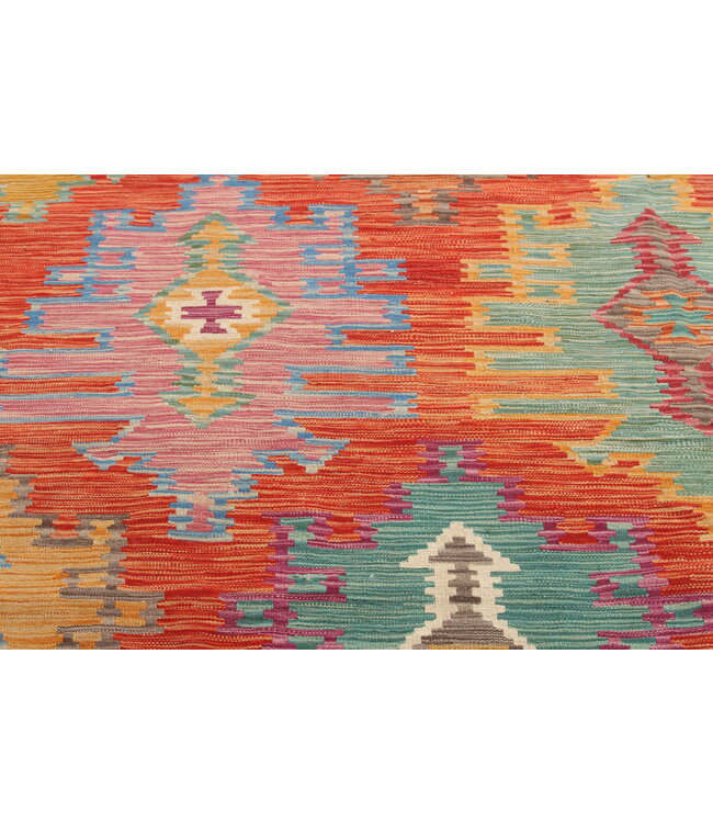 Naila kelim  Handgemacht 295x200 cm Traditional Wolle Kelim Teppich