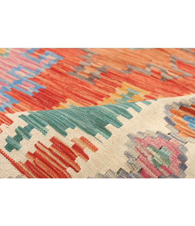 Naila kelim  Handmade  295x200 cm Traditional Kilim Area Rug Wool Carpet