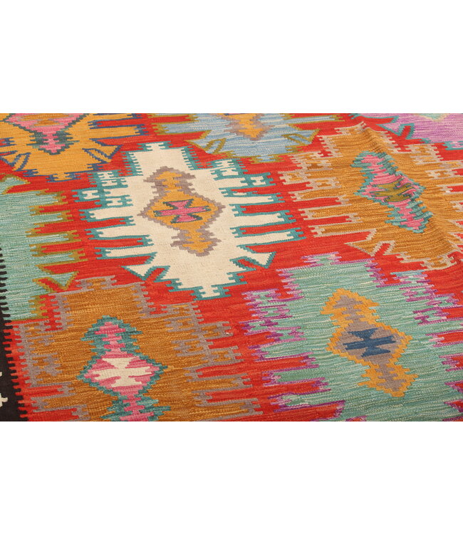 Naila kelim  Handmade  294x200 cm Traditional Kilim Area Rug Wool Carpet