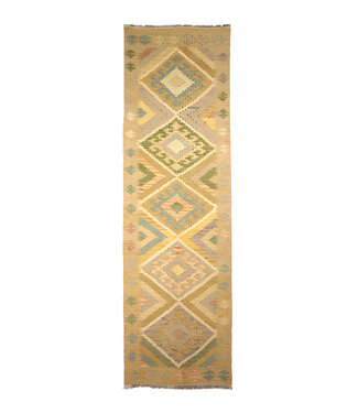 Kelimshop Kelim kleed loper 287x76 cm vloerkleed tapijt kelims hand geweven Kelimshop Kelim kleed loper 287x76 cm vloerkleed tapijt kelims hand geweven