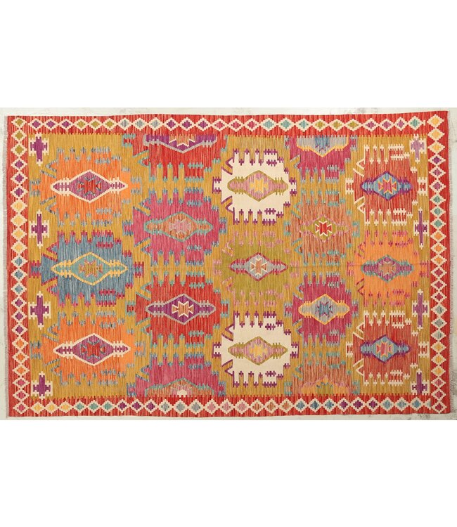 Naila kelim  Handmade  300x203 cm Traditional Kilim Area Rug Wool Carpet