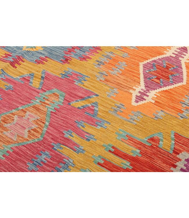 Naila kelim  Handmade  300x203 cm Traditional Kilim Area Rug Wool Carpet