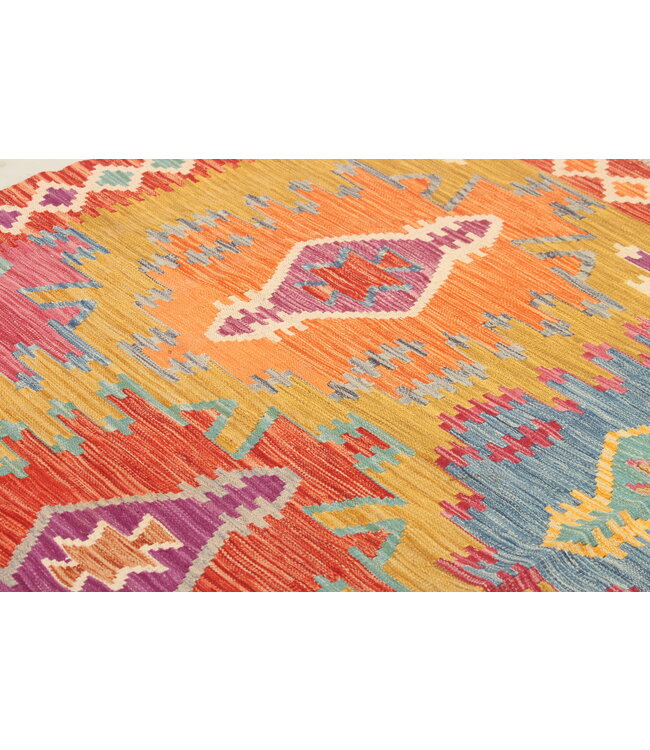 Naila kelim  Handgemacht 300x203cm Traditional Wolle Kelim Teppich