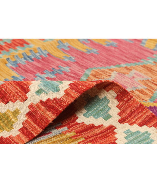 Naila kelim  Handgemacht 300x203cm Traditional Wolle Kelim Teppich