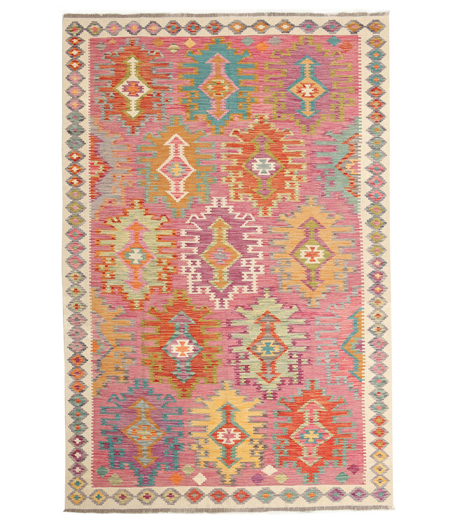Naila kelim  Handmade 294x197 cm  Traditional Kilim Area Rug Wool Carpet