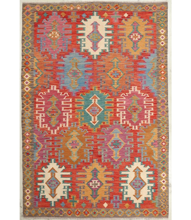 Naila kelim  Handmade  303x204cm Traditional Kilim Area Rug Wool Carpet