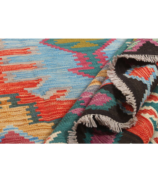 Naila kelim  Handmade 297x200cm  Traditional Kilim Area Rug Wool Carpet