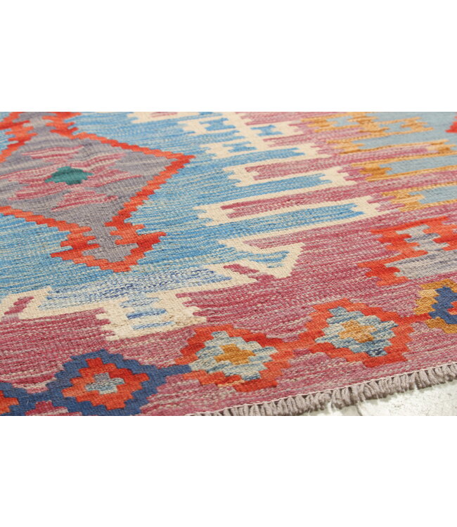 Naila kelim  Handgemacht  306x207cm Traditional Wolle Kelim Teppich