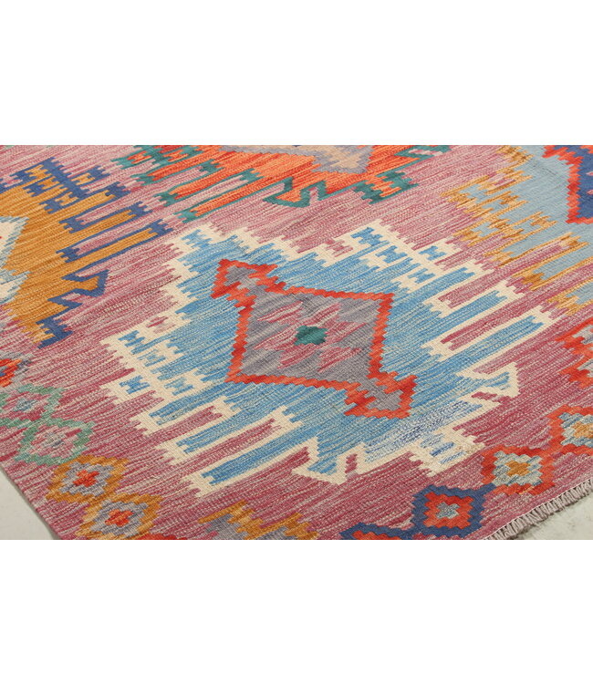 Naila kelim  Handgemacht  306x207cm Traditional Wolle Kelim Teppich